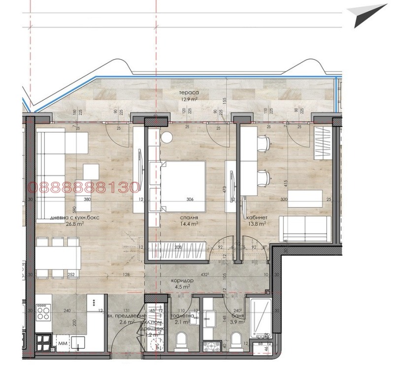 Продава  3-стаен град София , Дружба 2 , 111 кв.м | 76122164 - изображение [13]