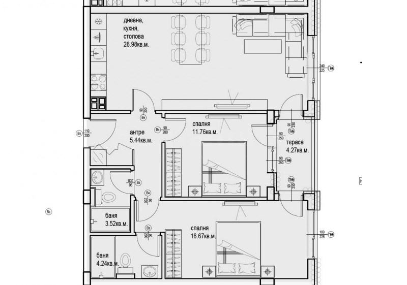Продава 3-СТАЕН, гр. Пловдив, Кършияка, снимка 3 - Апартаменти - 53107680