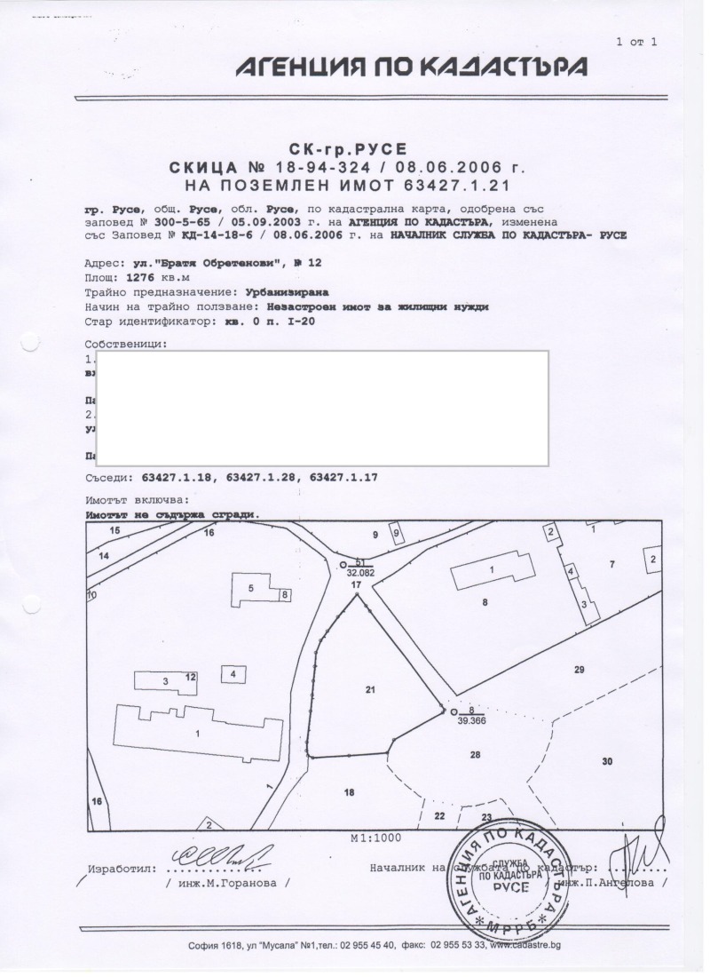 Продава ПАРЦЕЛ, гр. Русе, Алеи Възраждане, снимка 2 - Парцели - 48860386