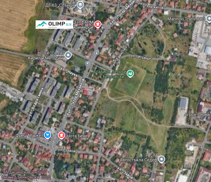 Продава ПАРЦЕЛ, гр. София, Бенковски