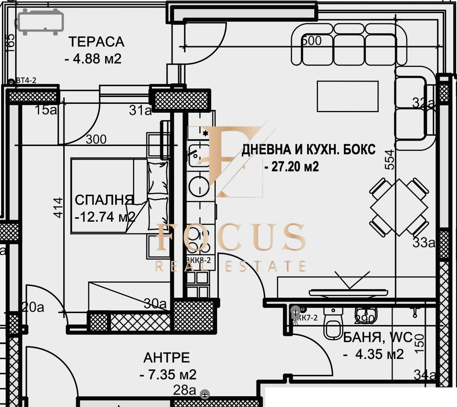 Продава 2-СТАЕН, гр. Пловдив, Кючук Париж, снимка 2 - Апартаменти - 54629019