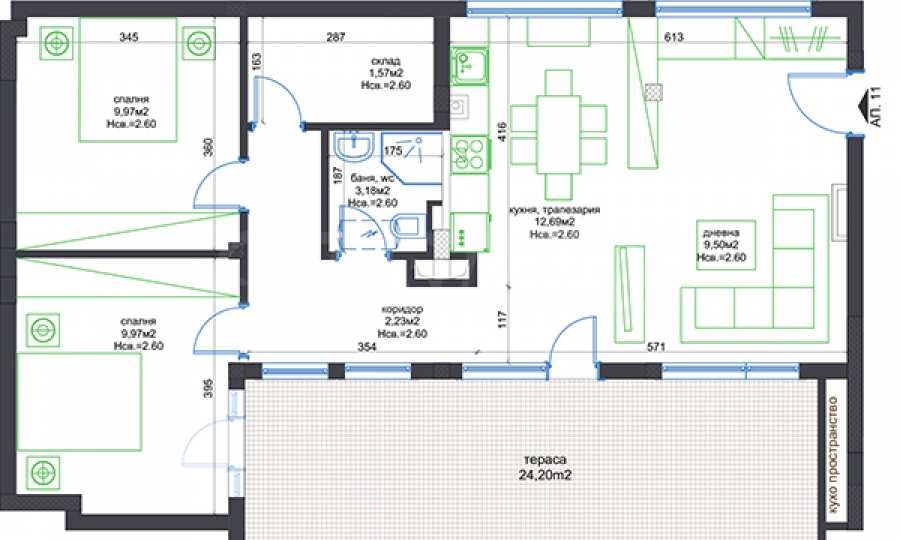 Продава 3-СТАЕН, гр. Созопол, област Бургас, снимка 2 - Апартаменти - 52280616
