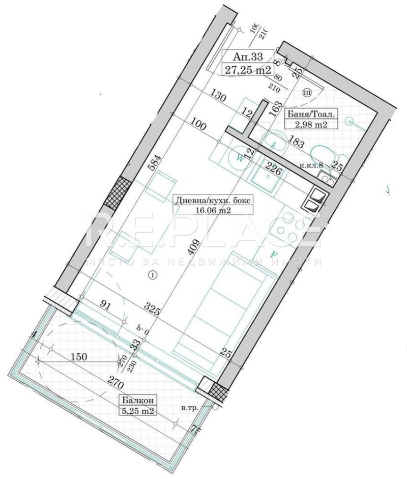 Продава 1-СТАЕН, гр. Варна, Виница, снимка 2 - Aпартаменти - 48236526