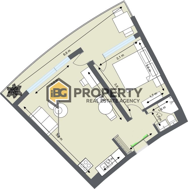 À venda  1 quarto região Burgas , Obzor , 66 m² | 99570331 - imagem [5]