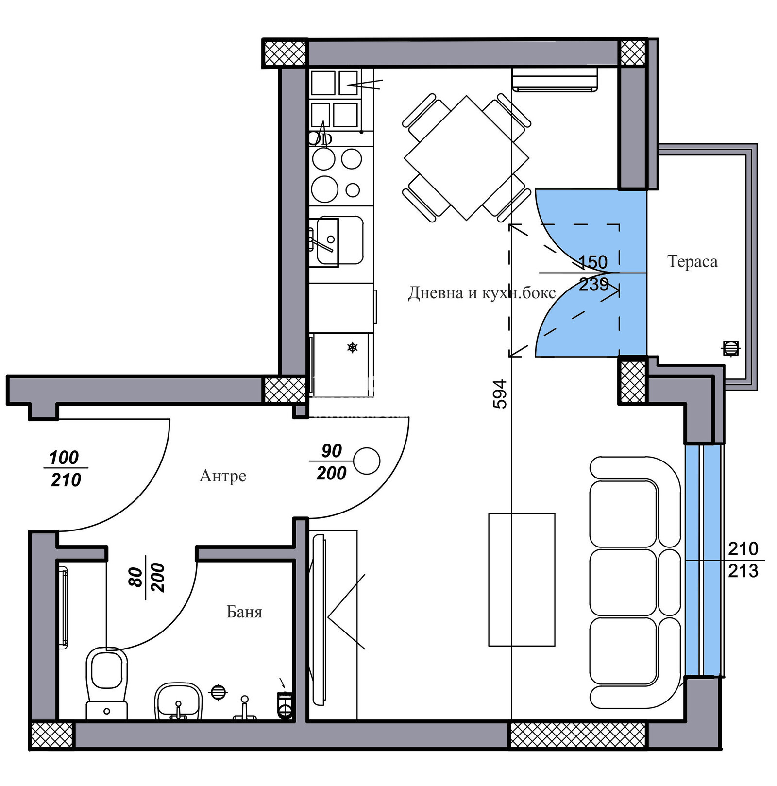 Продава 1-СТАЕН, гр. Пловдив, Център, снимка 2 - Апартаменти - 53928672