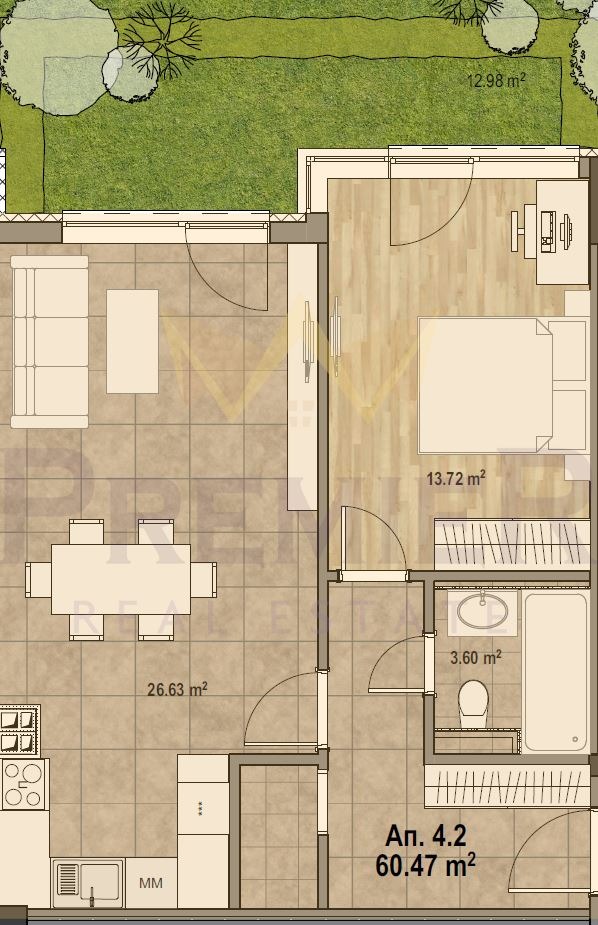 À venda  1 quarto Sofia , Mladost 4 , 73 m² | 89587393 - imagem [9]