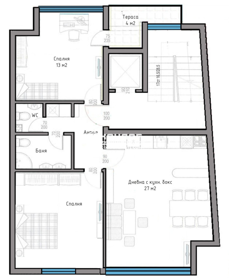 Продава  3-стаен град Пловдив , Кършияка , 117 кв.м | 40915359 - изображение [8]