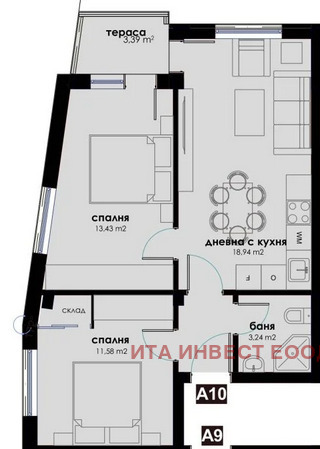 Продава 3-СТАЕН, гр. София, Надежда 4, снимка 2 - Апартаменти - 56033093