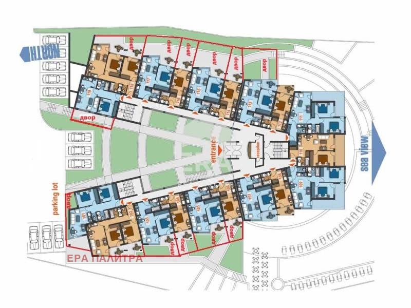 Продава  2-стаен област Бургас , гр. Свети Влас , 73 кв.м | 66001590 - изображение [4]