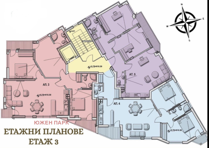 Продава  3-стаен град София , Манастирски ливади , 116 кв.м | 82855631 - изображение [3]