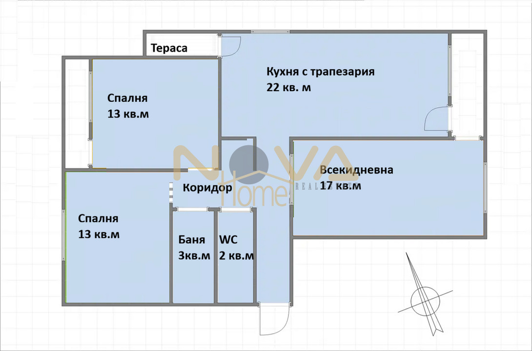 Продава 4-СТАЕН, гр. Варна, Зимно кино Тракия