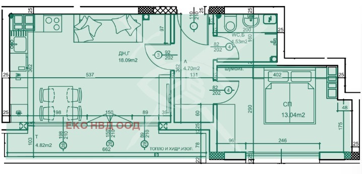 Продаја  1 спаваћа соба Пловдив , Западен , 67 м2 | 73080159