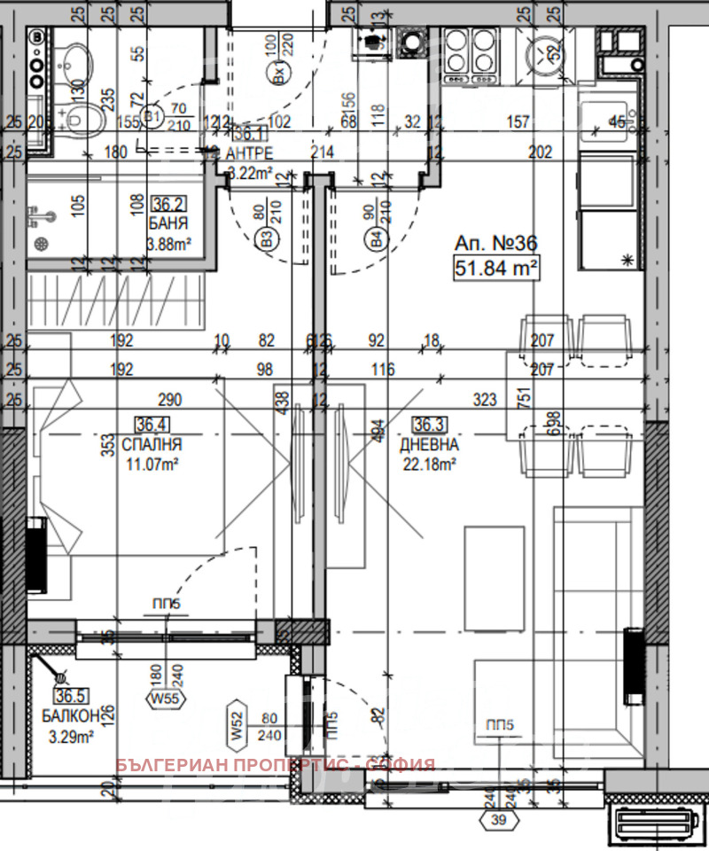 Продава 2-СТАЕН, гр. София, Манастирски ливади, снимка 6 - Апартаменти - 53148886