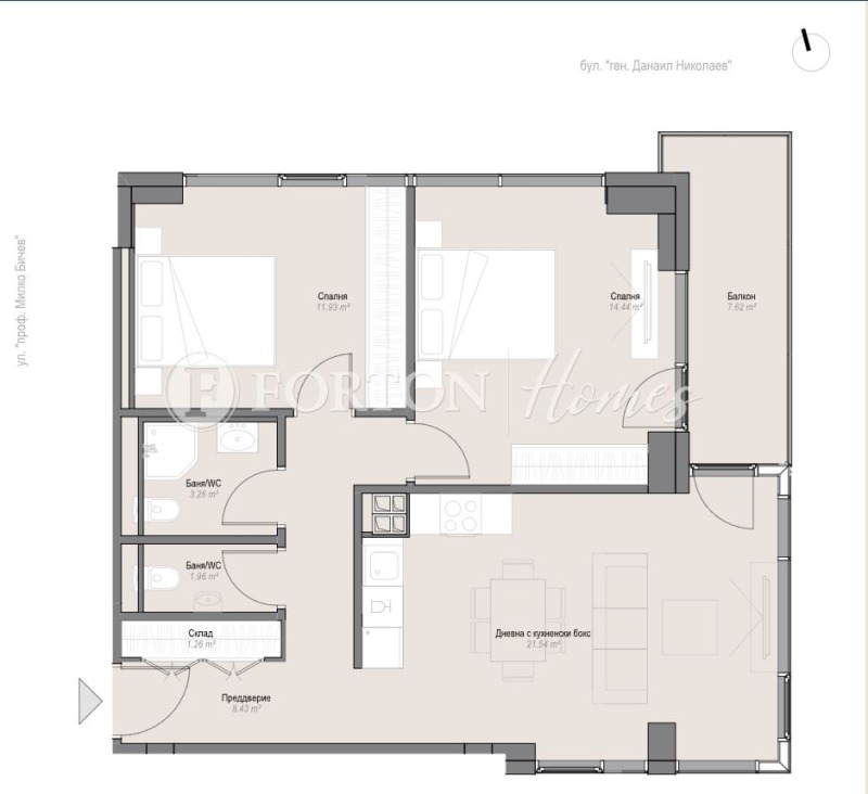 Продава 3-СТАЕН, гр. София, Оборище, снимка 12 - Апартаменти - 53030155