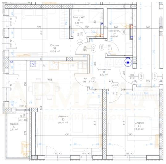 Продава  3-стаен град Пловдив , Беломорски , 106 кв.м | 72281226 - изображение [9]