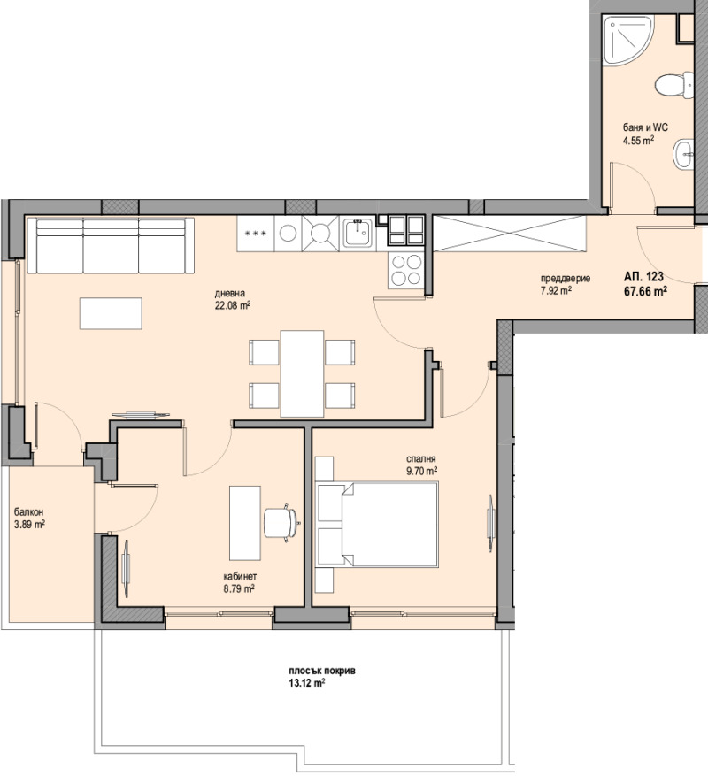 Продава 3-СТАЕН, гр. София, Люлин 8, снимка 5 - Апартаменти - 53031777