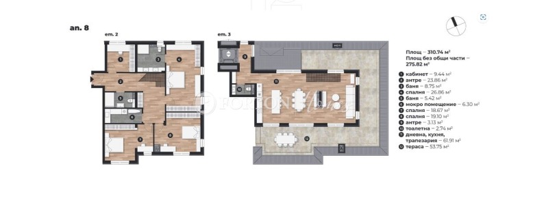 Продава МНОГОСТАЕН, гр. София, Драгалевци, снимка 13 - Апартаменти - 53029314