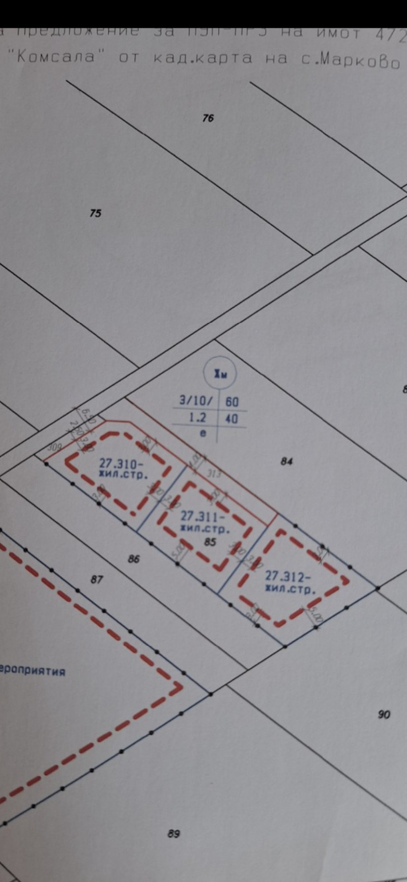 Продава ПАРЦЕЛ, с. Марково, област Пловдив