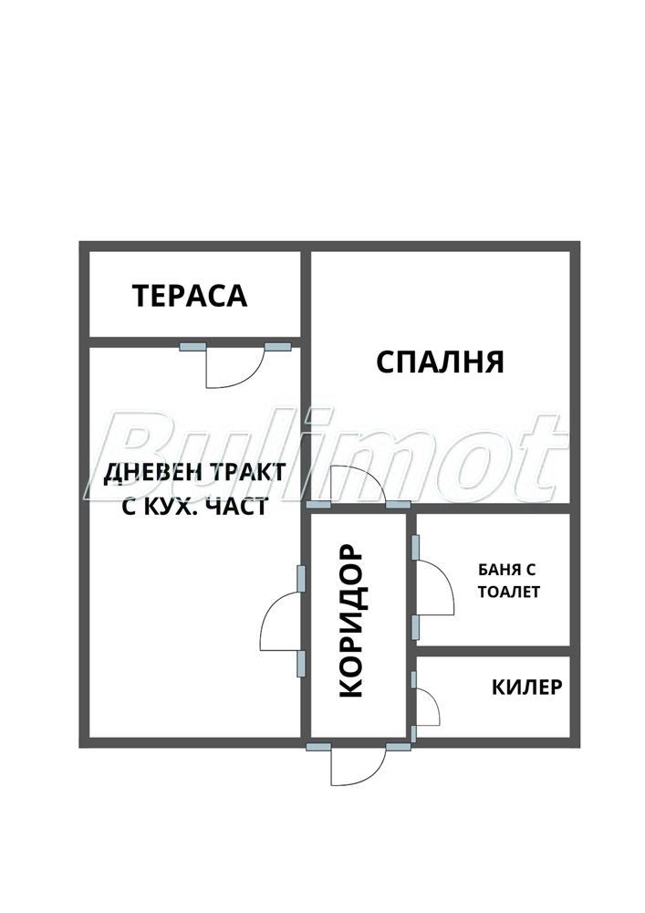 Myytävänä  1 makuuhuone Varna , Troševo , 52 neliömetriä | 23879561 - kuva [13]