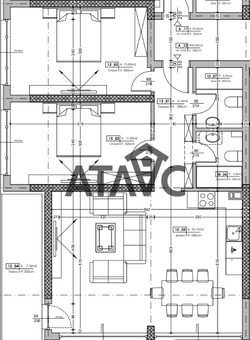 Продава 3-СТАЕН, гр. Пловдив, Кършияка, снимка 3 - Апартаменти - 53494842