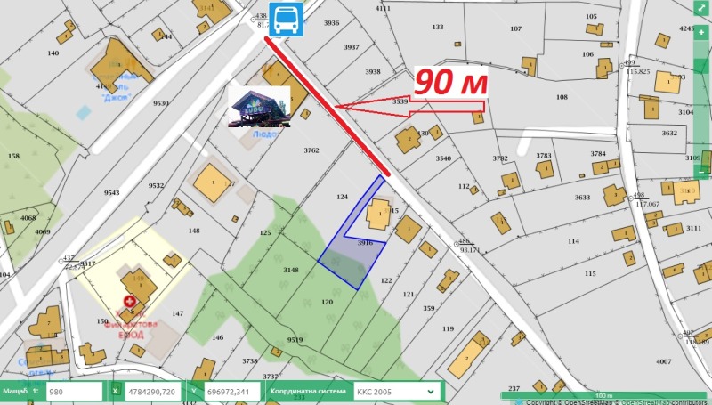 Продава  Парцел град Варна , м-т Зеленика , 626 кв.м | 78782872 - изображение [3]