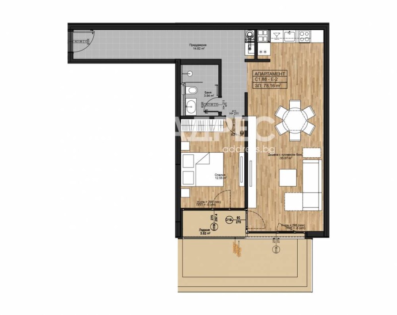 À venda  1 quarto Sofia , Boiana , 96 m² | 45078423 - imagem [4]