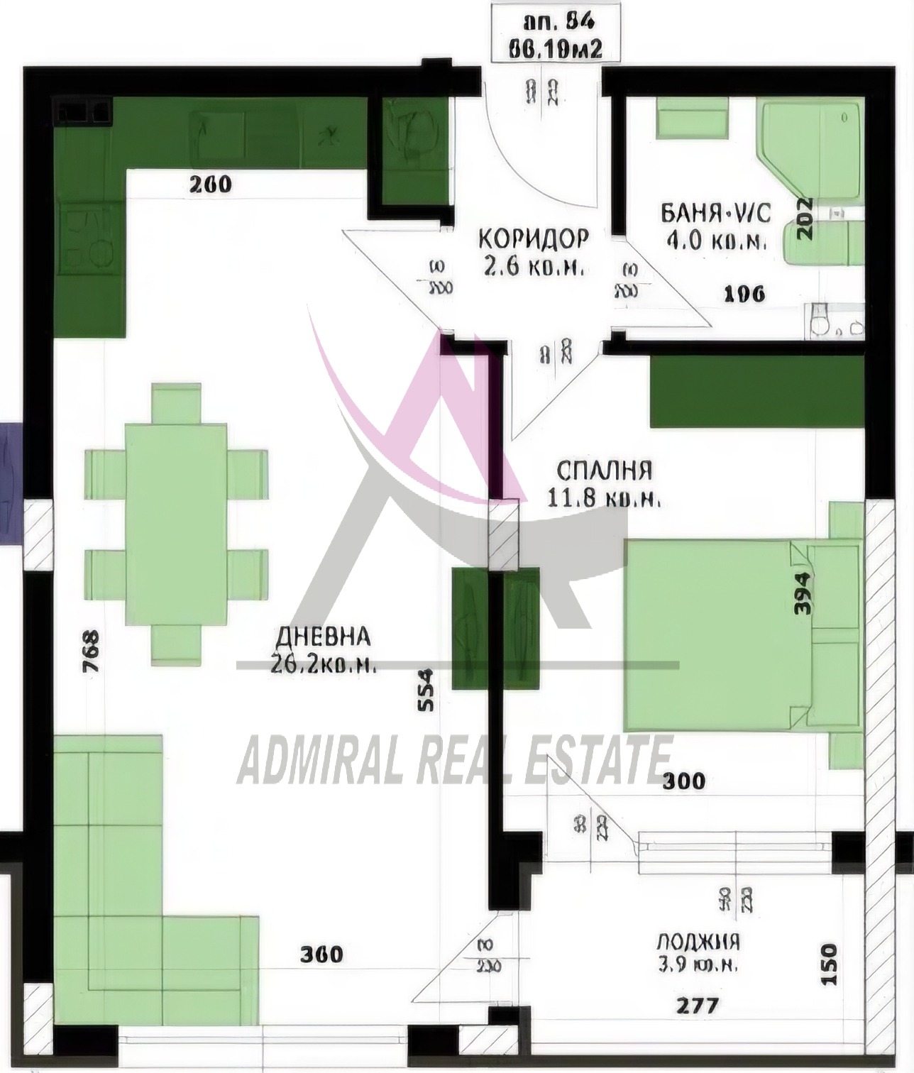 Продава 2-СТАЕН, гр. Варна, Кайсиева градина, снимка 2 - Апартаменти - 52463873