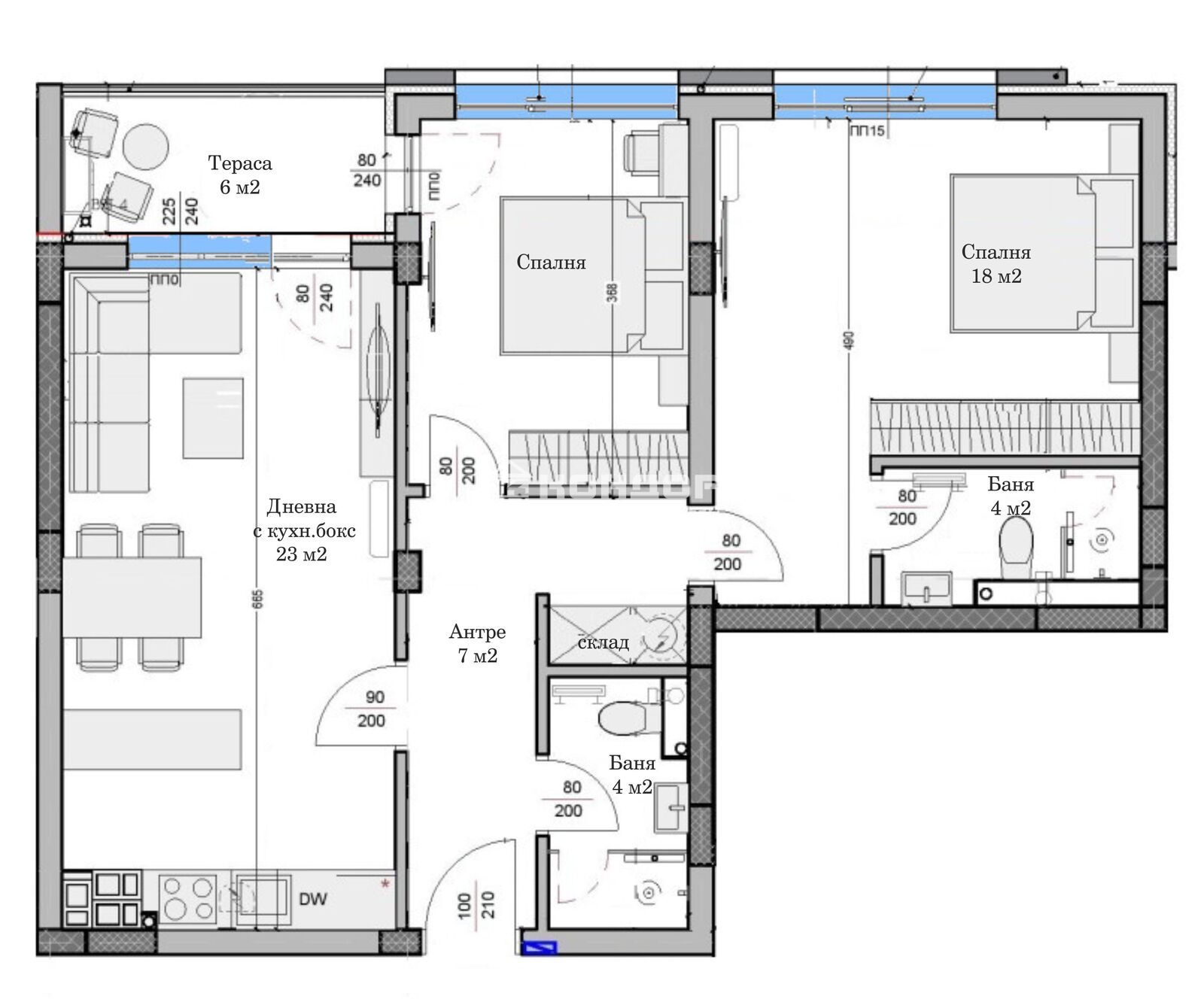 Продава 3-СТАЕН, гр. Пловдив, Остромила, снимка 3 - Апартаменти - 50017502