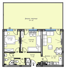 2 Schlafzimmer Wastanitscheski, Plowdiw 2