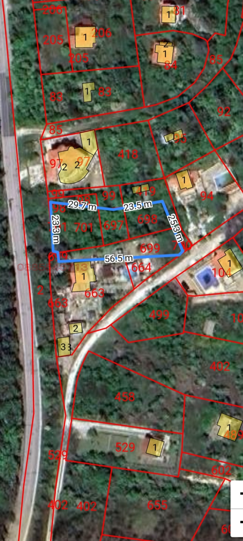 Продава ПАРЦЕЛ, с. Кранево, област Добрич, снимка 5 - Парцели - 53142368