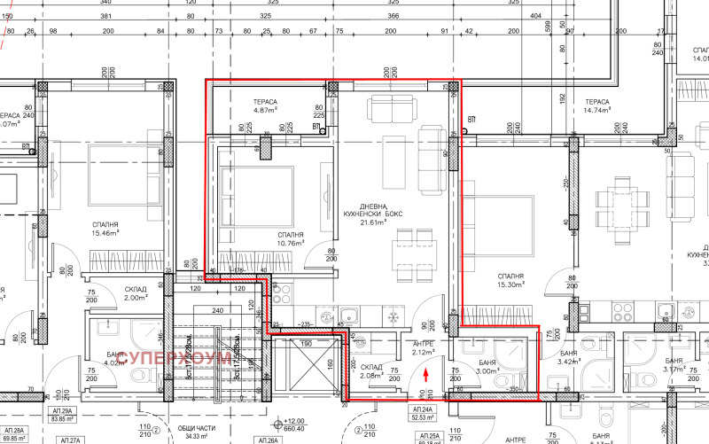 Продава 2-СТАЕН, гр. София, Малинова долина, снимка 2 - Aпартаменти - 47205600