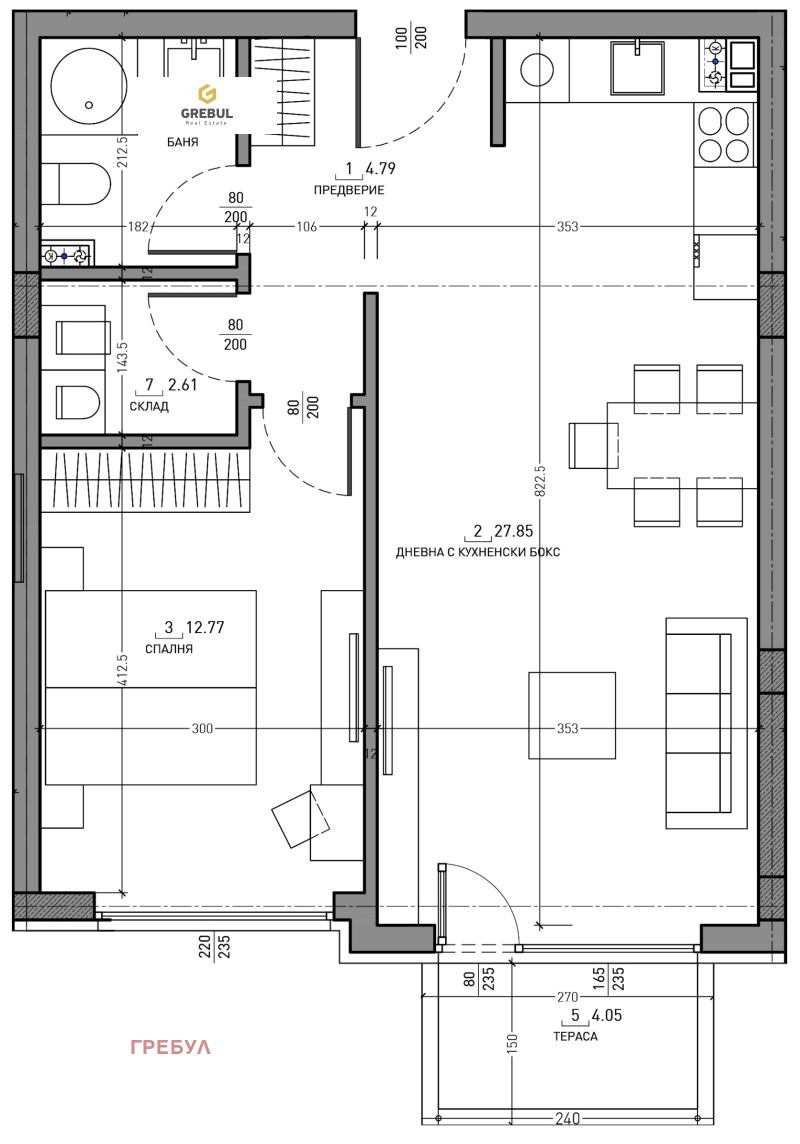 Te koop  1 slaapkamer Sofia , Malinova dolina , 76 m² | 15170064