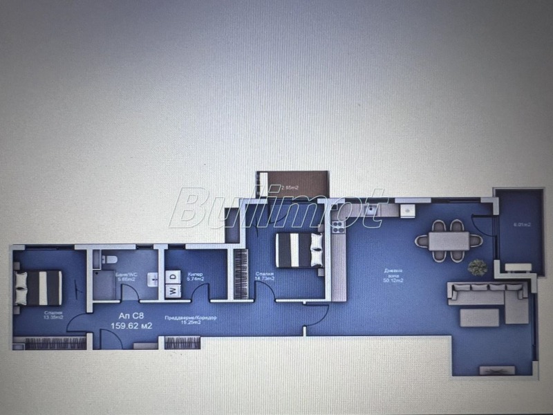 Продава  3-стаен град Варна , к.к. Св.Св. Константин и Елена , 160 кв.м | 51318026 - изображение [14]