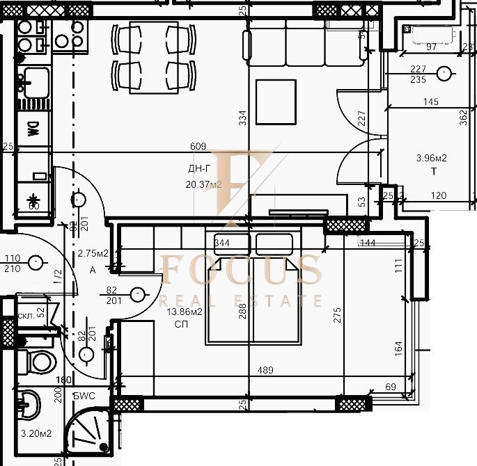 À venda  1 quarto Plovdiv , Hristo Smirnenski , 64 m² | 85684730 - imagem [3]