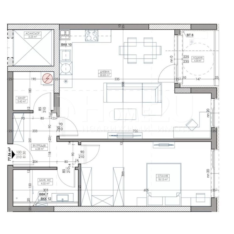 Продава 2-СТАЕН, гр. Варна, Владислав Варненчик 1, снимка 3 - Апартаменти - 53178187
