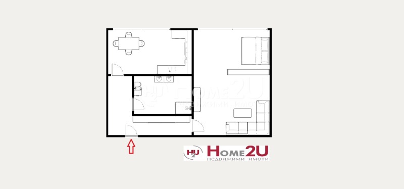 Продава 2-СТАЕН, гр. Пловдив, Христо Смирненски, снимка 5 - Апартаменти - 52929538