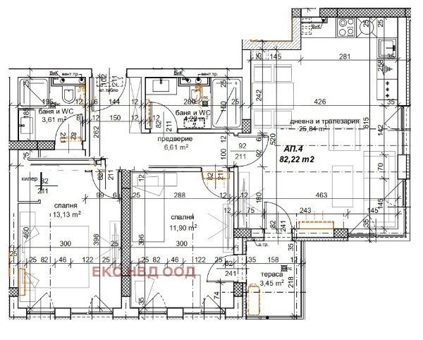 Продава 3-СТАЕН, гр. Пловдив, Христо Смирненски, снимка 1 - Aпартаменти - 48971511