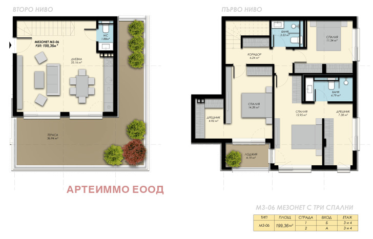 Till salu  2 sovrum Sofia , Bistrica , 216 kvm | 27748455 - bild [12]