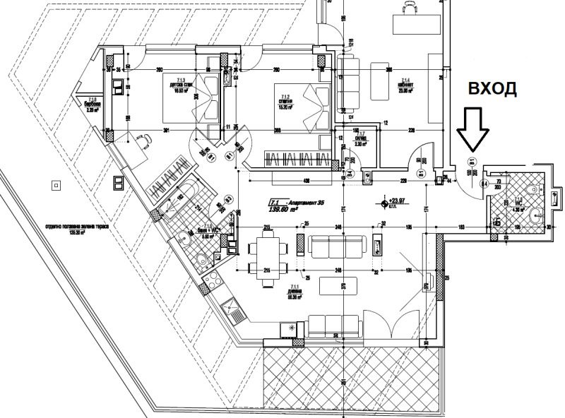 Till salu  3+ sovrum Sofia , Krastova vada , 300 kvm | 60584971 - bild [2]