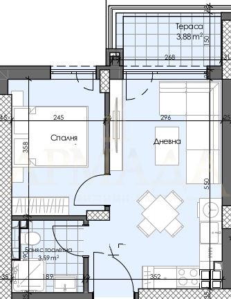 Продава 2-СТАЕН, гр. Пловдив, Гагарин, снимка 2 - Aпартаменти - 49282454