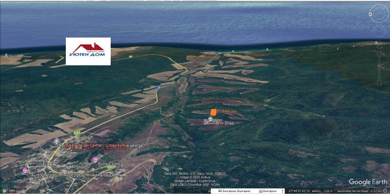 Til salgs  Plott region Burgas , Banja , 9518 kvm | 53936620