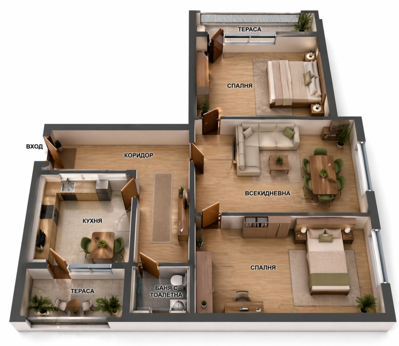 Продава 3-СТАЕН в град София, Яворов - 91 кв.м / 323 000 € » 631 733.09 лв., ИМОТЕН ЦЕНТЪР БЪЛГАРИЯ 2021