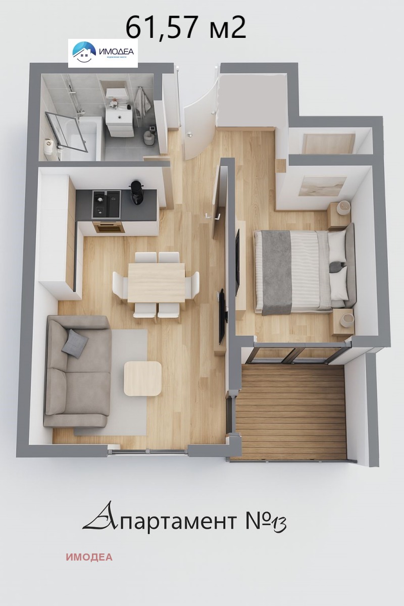 Продава  2-стаен град Велико Търново , Зона Б , 73 кв.м | 20191287