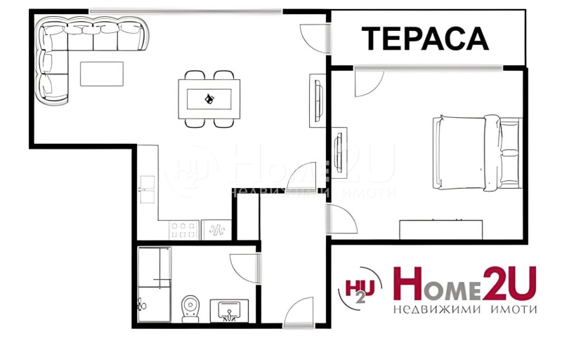 Продава 2-СТАЕН, с. Марково, област Пловдив, снимка 4 - Апартаменти - 53253169