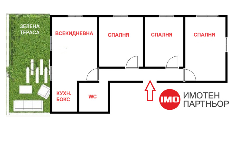 Продава 3-СТАЕН, гр. Бургас, Сарафово, снимка 6 - Aпартаменти - 47026554