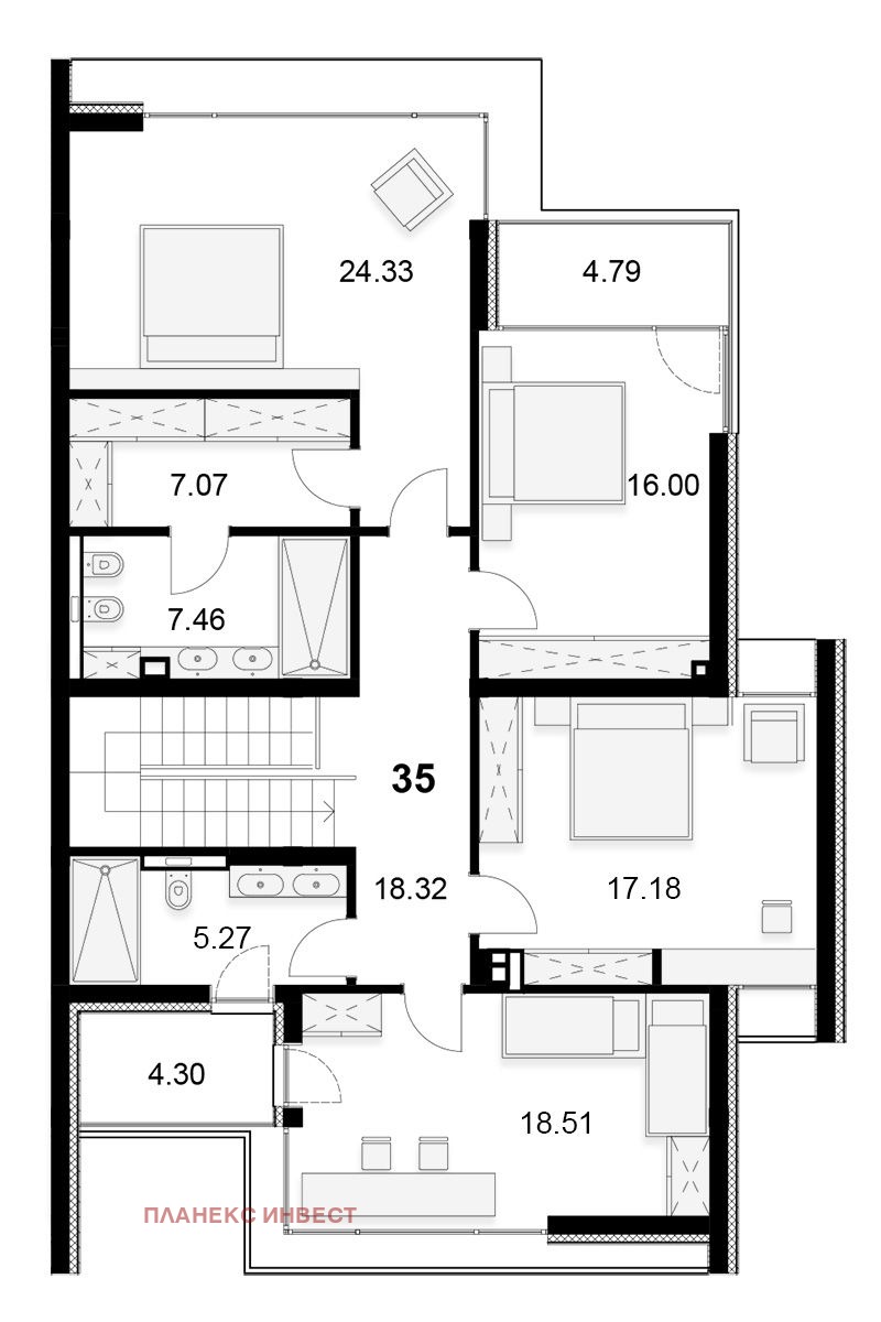 In vendita  Casa Sofia , v.z.Malinova dolina , 536 mq | 47274193 - Immagine [13]