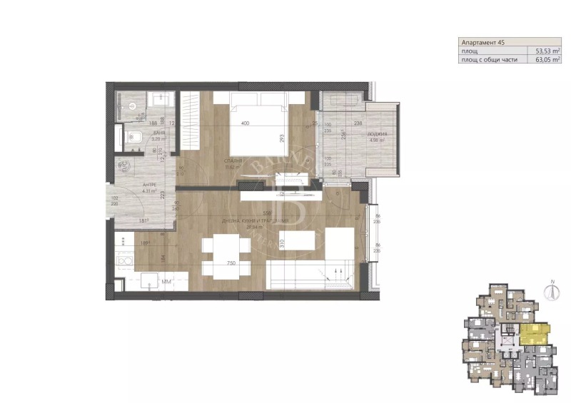 For Sale  1 bedroom Sofia , Izgrev , 63 sq.m | 15211843 - image [5]