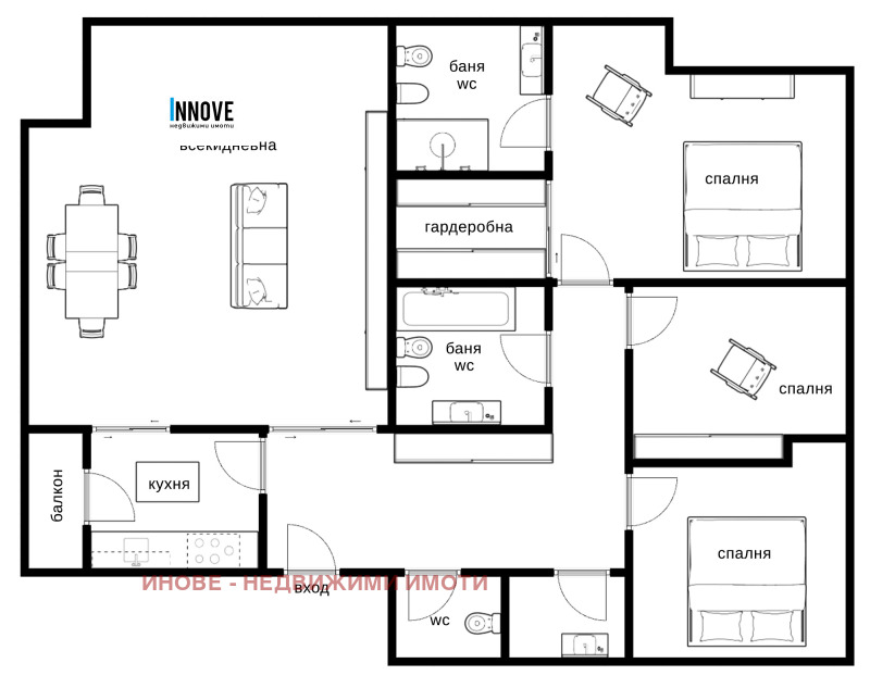 Продава 4-СТАЕН, гр. София, Лозенец, снимка 17 - Апартаменти - 52520792