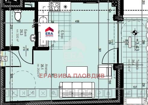 Продава 1-СТАЕН, гр. Пловдив, Кършияка, снимка 2 - Апартаменти - 53108148