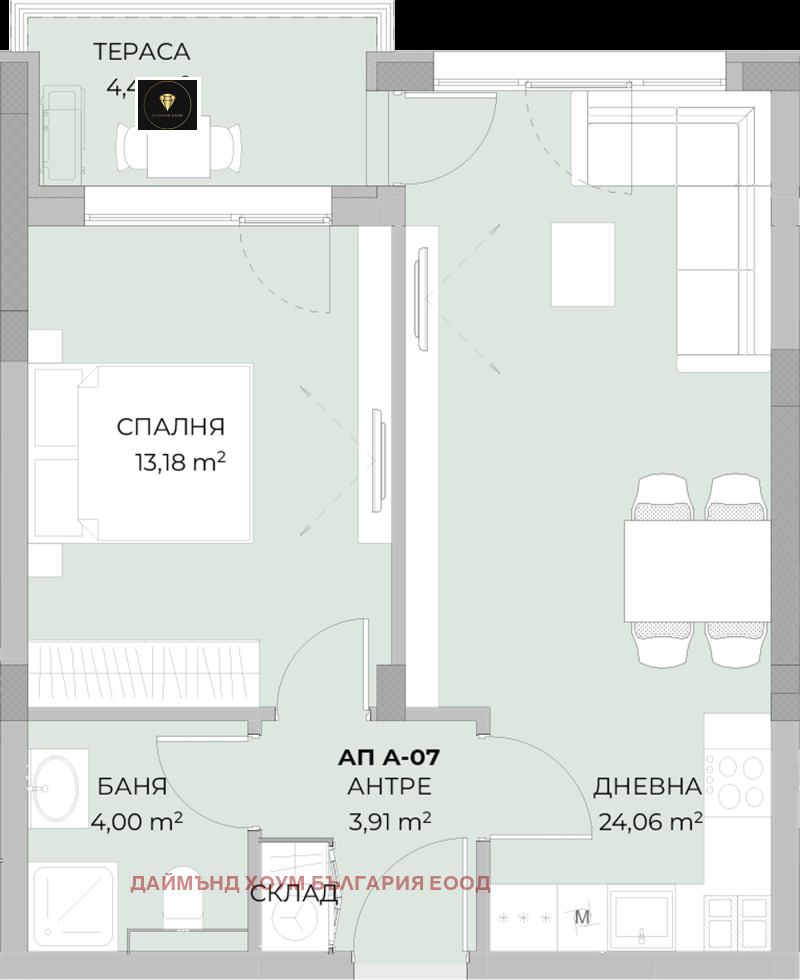 Продава 2-СТАЕН, гр. Пловдив, Остромила, снимка 2 - Апартаменти - 53561240
